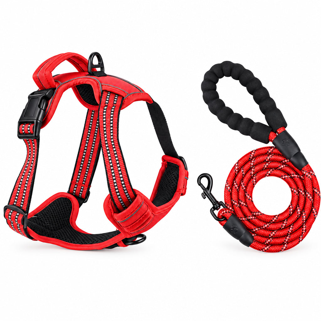 PawGuard™ Reflective Comfort Harness + free leash