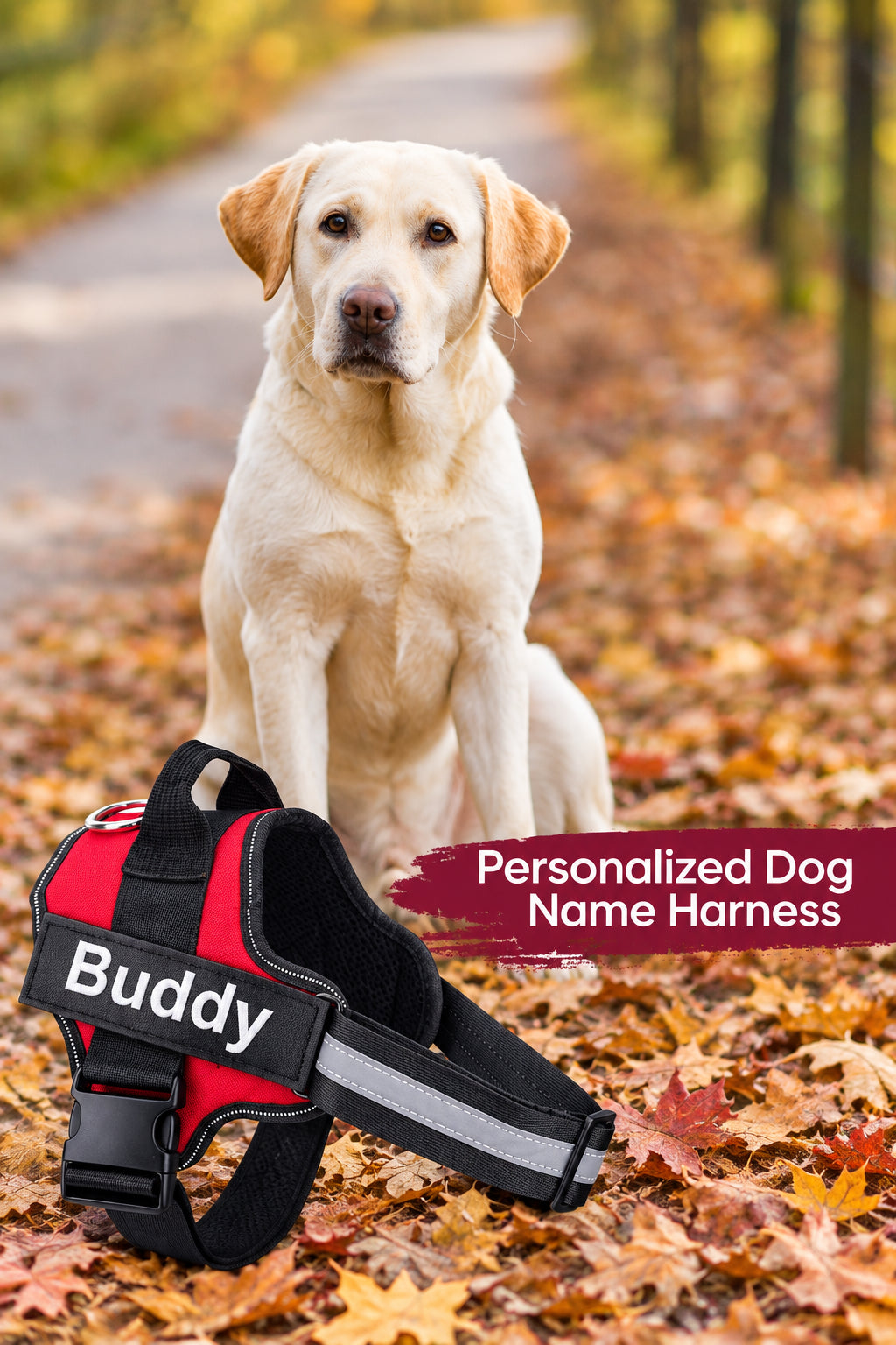 Perfect Fit™ Reflective No-Pull Dog Harness